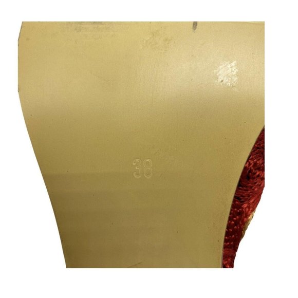 Zeyzani Womens Size 38 Black Embroidered Mules 2 Inch Heel Pointy Toe US 7.5 - Picture 8 of 8